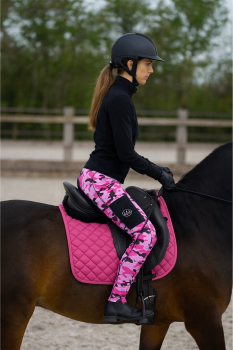 Riding Thights "Camouflage Pink " with high grip